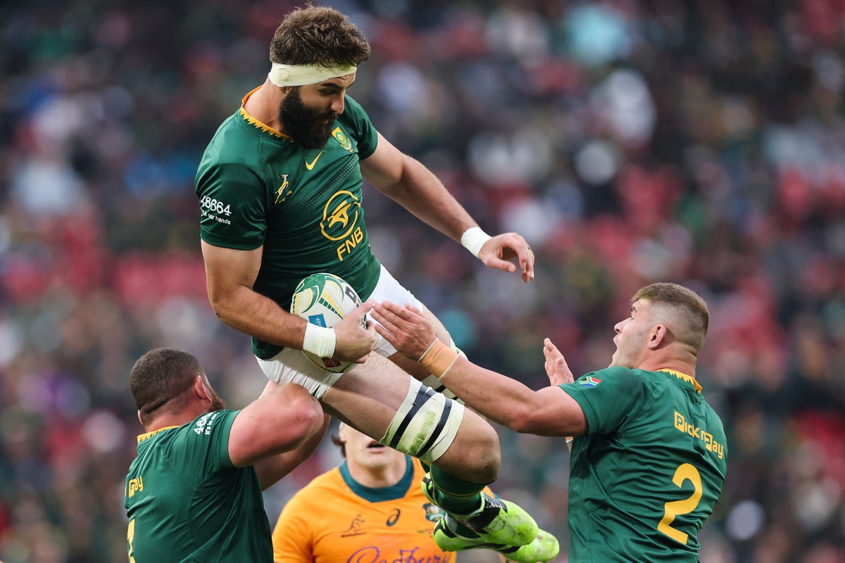 South Africa vs Australia live: Latest score and updates as Springboks take on Wallabies in Rugby Championship gets underway