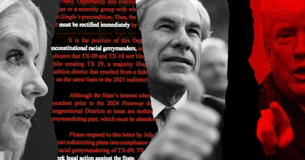 Amid Redistricting Fight, Texas Helps Trump Test New Legal Tactic — ProPublica
