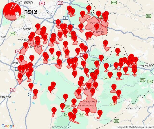 Rocket alert sirens send millions to shelter as missile launched from Yemen