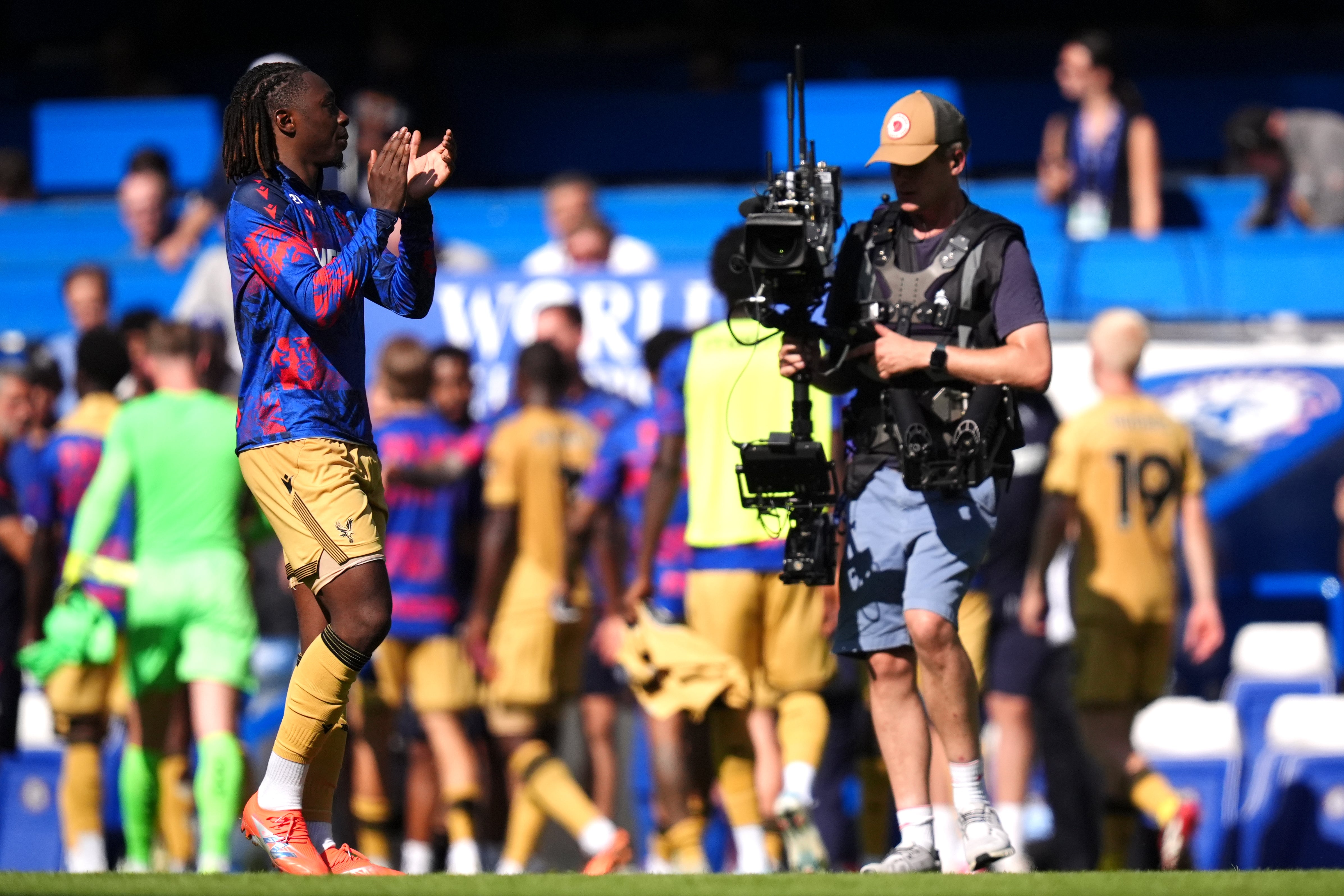 Eze has been strongly linked to a move to Tottenham and could have played his last game for Palace