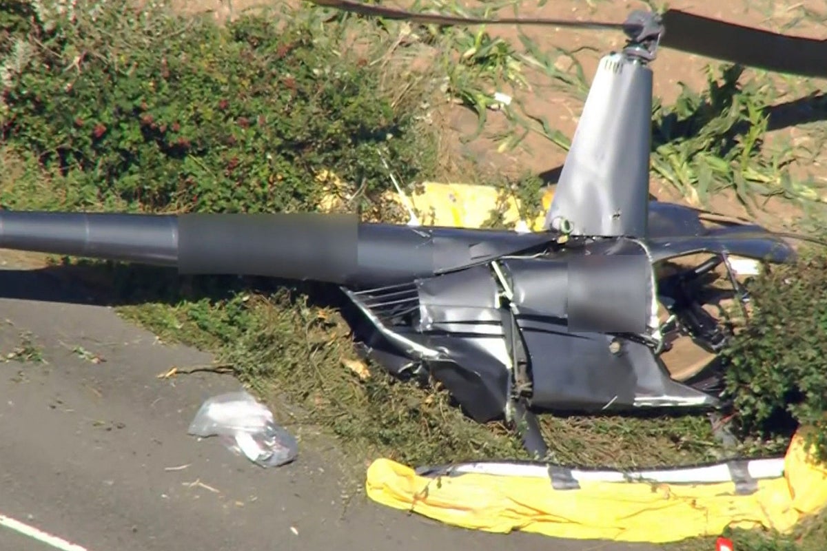 Three killed and one seriously injured as helicopter crashes during flying lesson on Isle of Wight