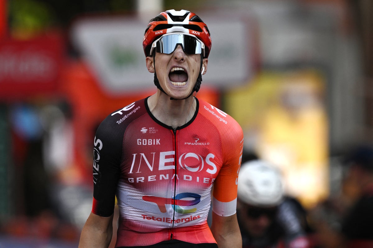 British rider Ben Turner powers past sprinters to victory on Vuelta a Espana stage four