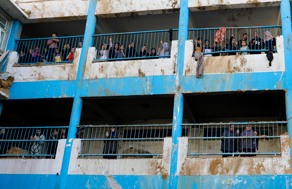 נזקי התקיפה במחנה אל-בורייג'