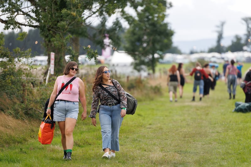 Festivalgoers arrive at Curraghmore Estate, Co Waterford. Photograph: Dan Dennison