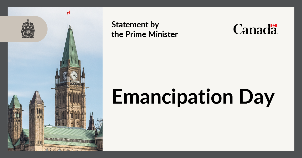 Statement by Prime Minister Carney on Emancipation Day