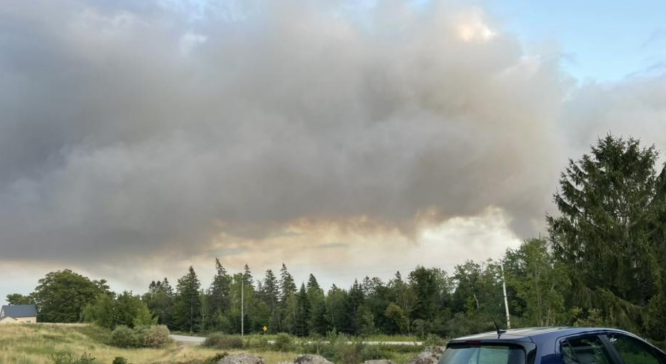 Long Lake wildfire nearly doubles in size overnight