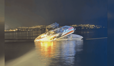 Boat collision on Okanagan Lake sends 12 people to hospital - Global News