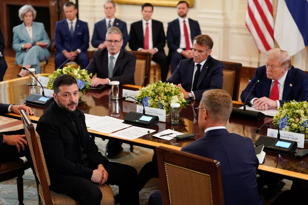 Zelensky-Trump meeting live: Ukraine leader to meet Putin ‘within two weeks’ after White House talks