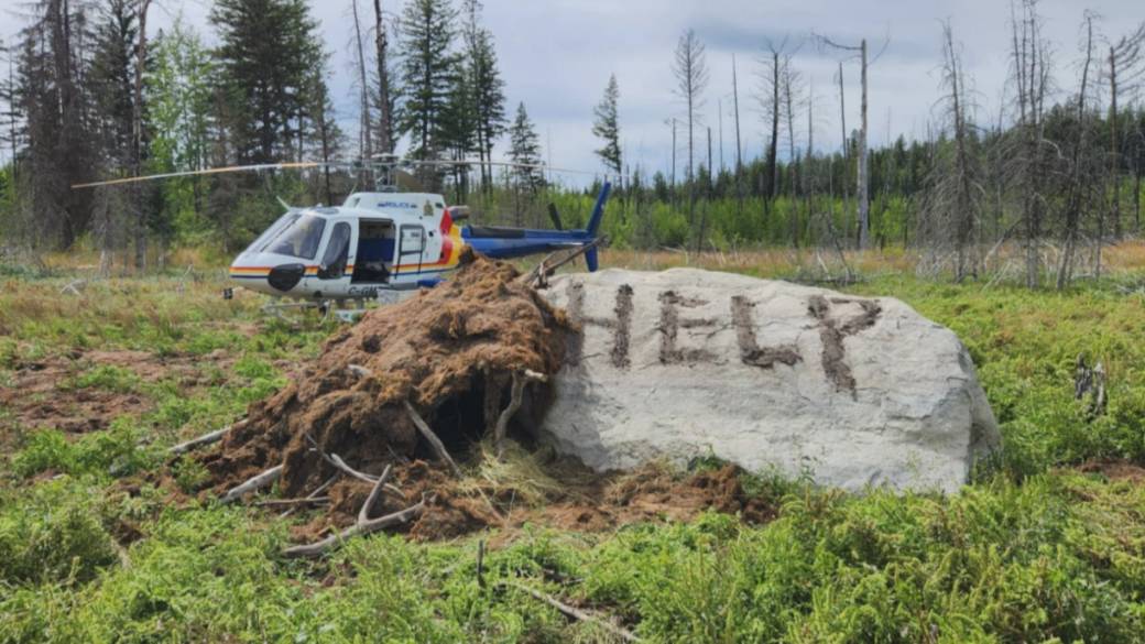 Click to play video: 'Man rescued after spending over a week in B.C. wilderness'