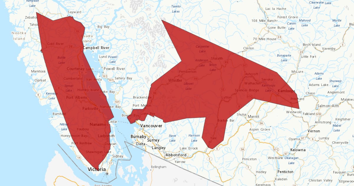 Heat warnings issued for parts of southern B.C. - CTV News
