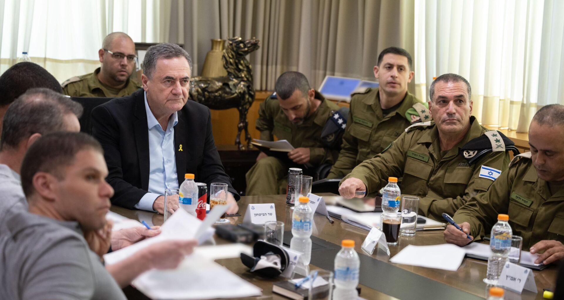 After public spat, Katz and IDF chief meet, vow to ‘act as one fist’ on Gaza City plan