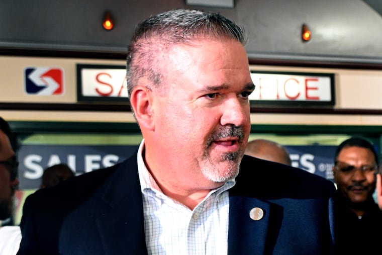 SEPTA General Manager Scott Sauer following a press conference at the transit agency’s headquarters, Sunday, Aug. 10, 2025.