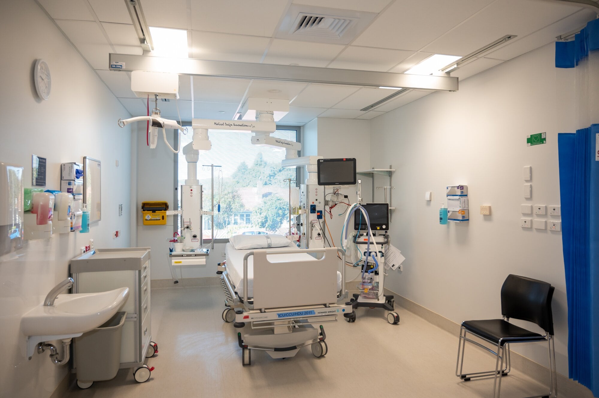 The expansion upgrade increased intensive care and high dependency capacity from 10 to 16 beds on a separate, dedicated floor. Photo / Brydie Thompson