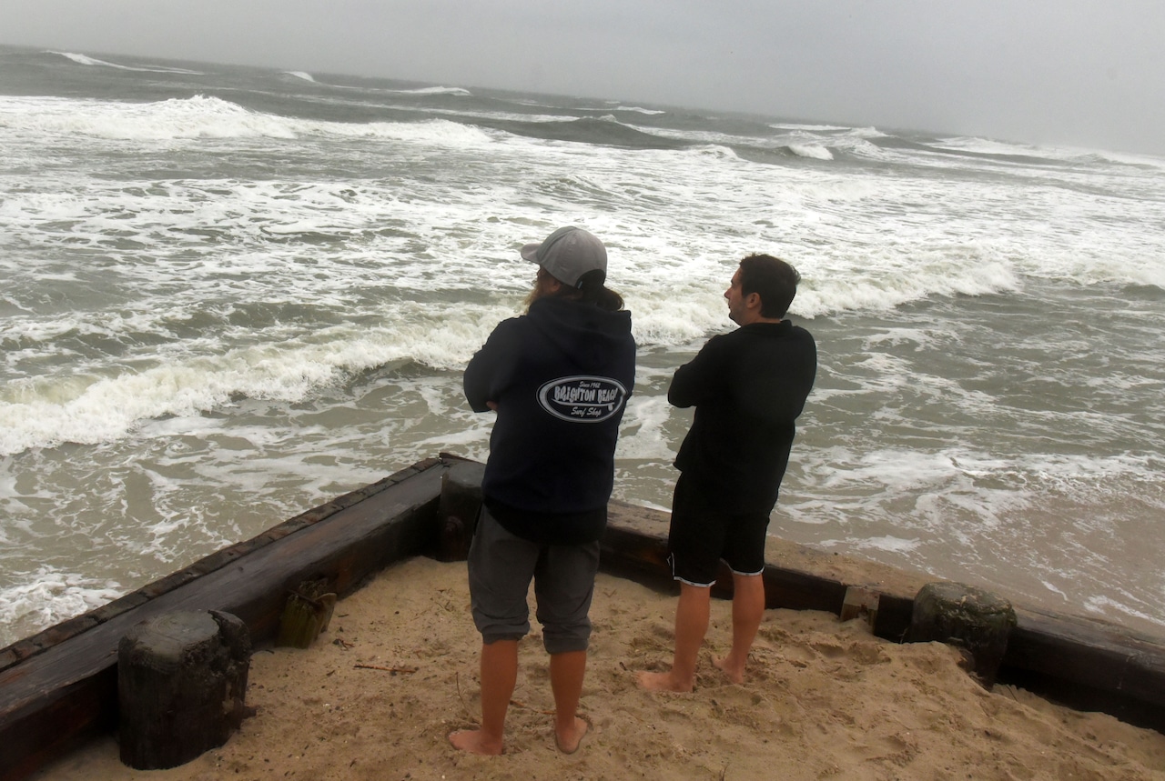 Evacuations underway as Hurricane Erin causes flooding in N.J. town