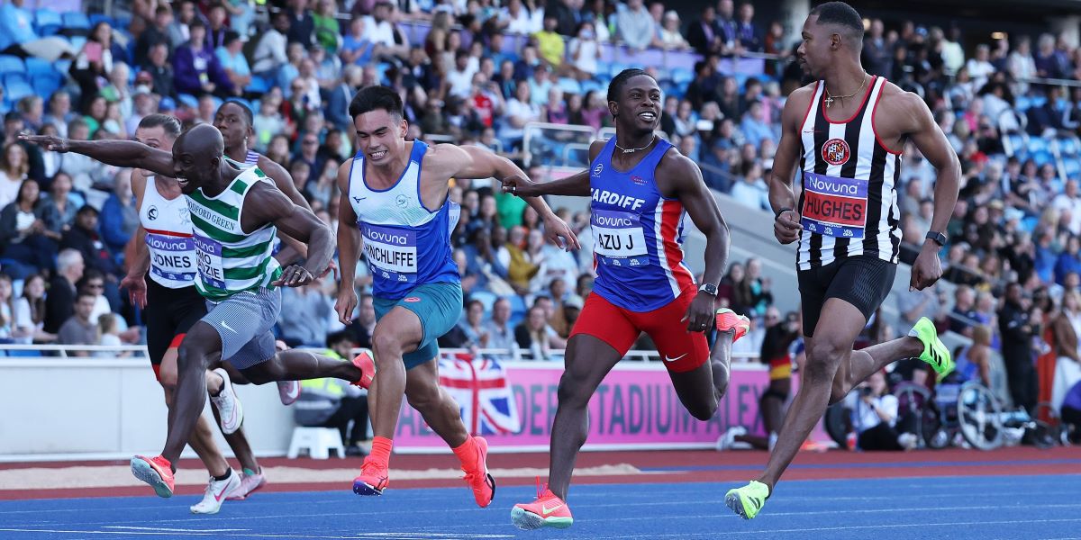 HUGHES & HUNT SECURE GLORIOUS SPRINT TITLES AT NOVUNA UK ATHLETICS CHAMPIONSHIPS
