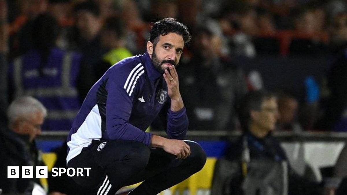 Manchester United head coach Ruben Amorim