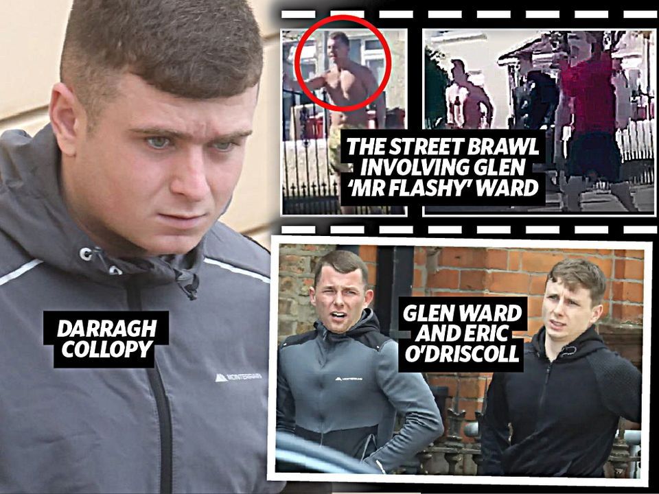 Darragh Collopy was previously involved in a street brawl with Glen Ward and Eric O'Driscoll