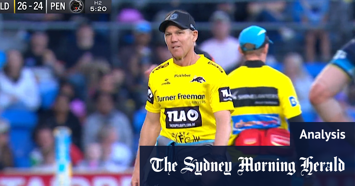 A second Penrith Panthers trainer broke the rules during win over Gold Coast Titans