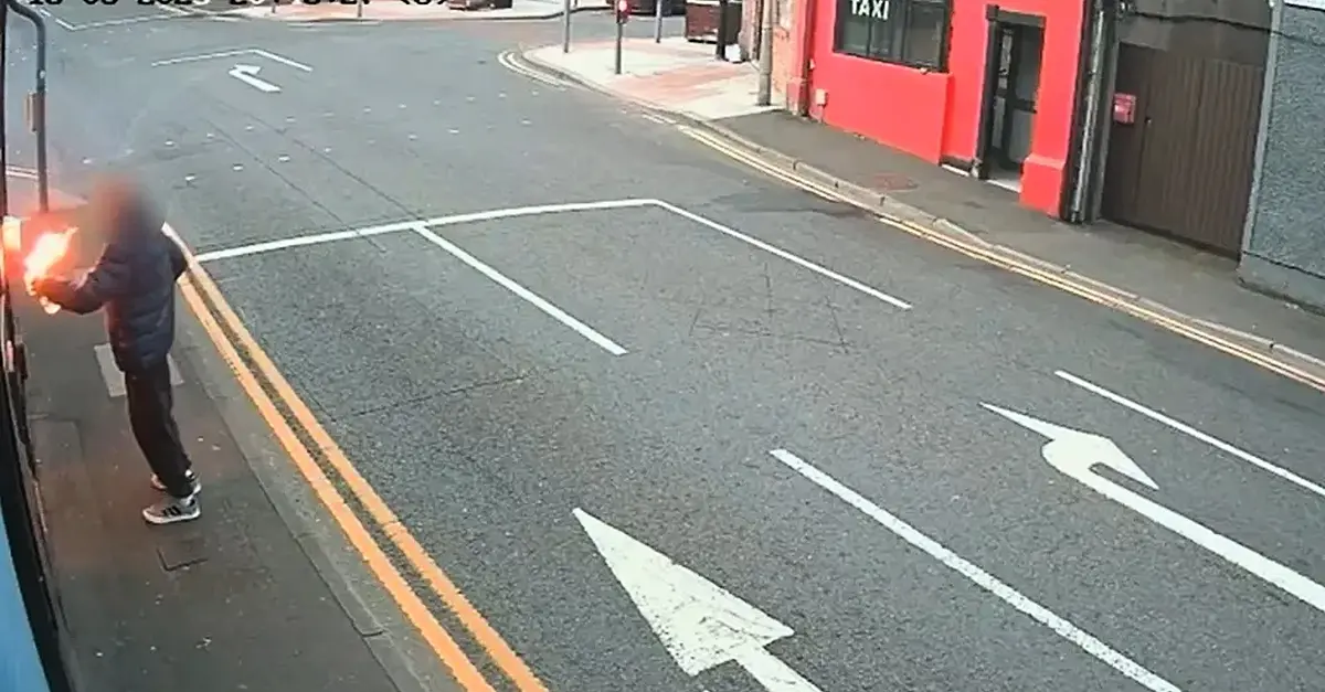 Accused shouted ‘trick or treat’ before throwing petrol bomb in bar, court hears