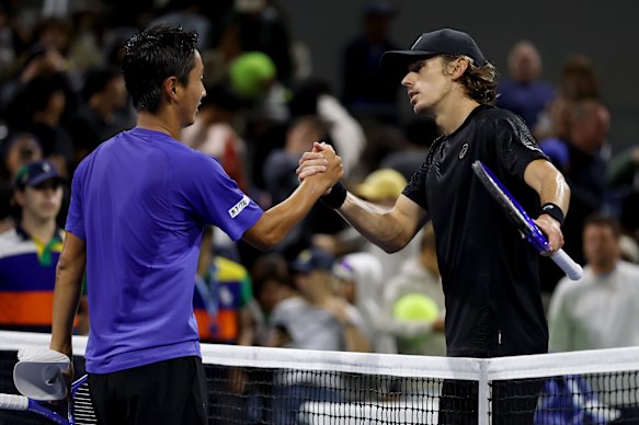 Alex de Minaur has not dropped a set in his first two matches at the US Open.