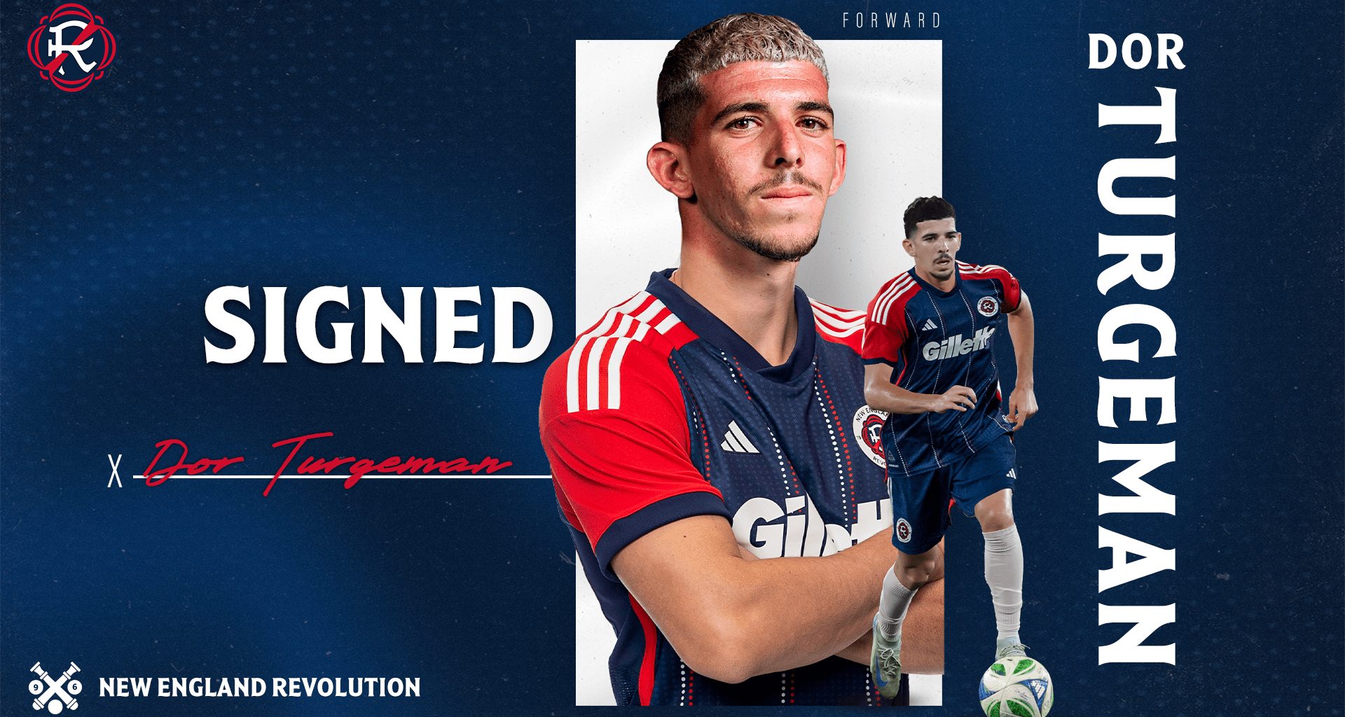 Revolution acquire U22 forward Dor Turgeman from Maccabi Tel Aviv