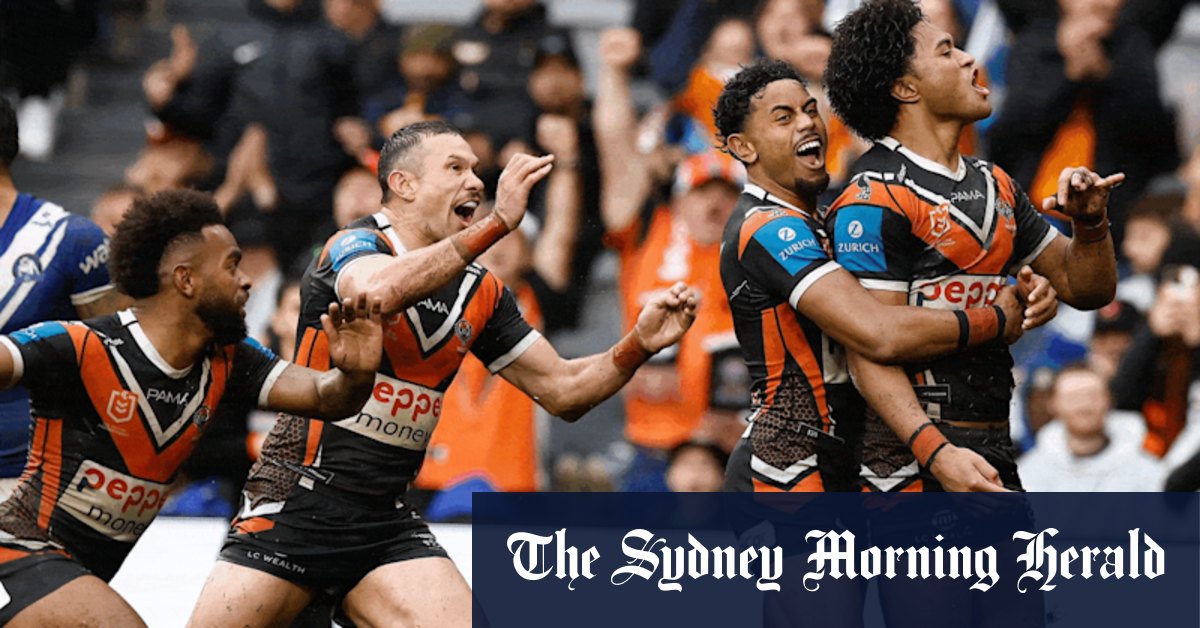Wests Tigers gesture following try sparks Canterbury Bulldogs complaint