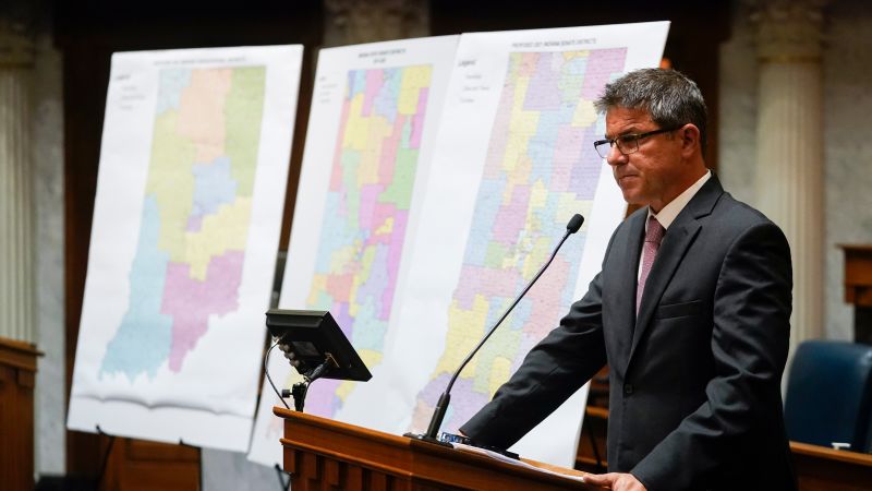 Indiana is the next target for the White House’s redistricting push