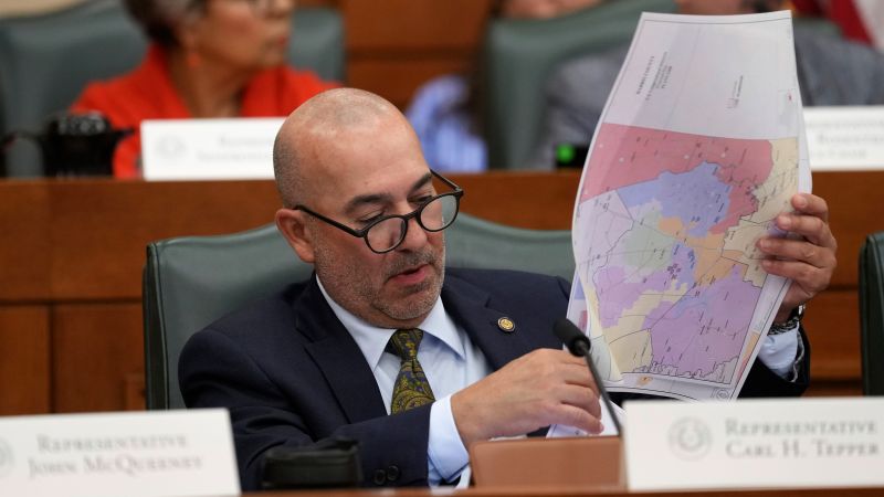 Redrawn Texas congressional map advances as Republicans look to seize control of multiple Democratic seats