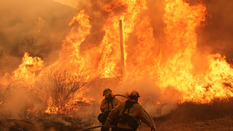 Rapidly spreading Canyon Fire prompts an evacuation order for thousands in Los Angeles and Ventura counties in California