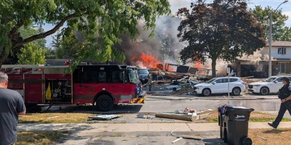Barrie - house explosion