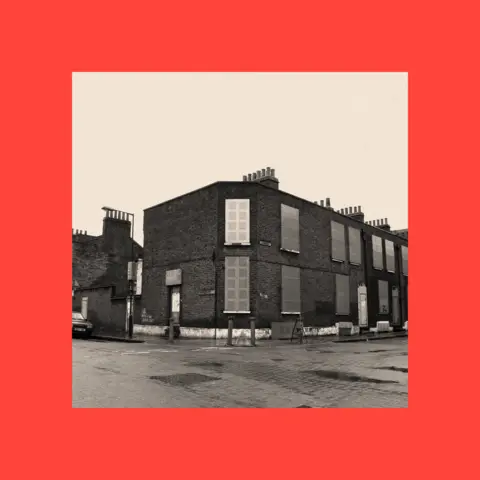 BBC A wide shot of closed off houses