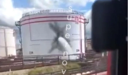 Ukraine’s HUR Drones Damage Lukoil Oil Refinery 2,000 km Inside Russia