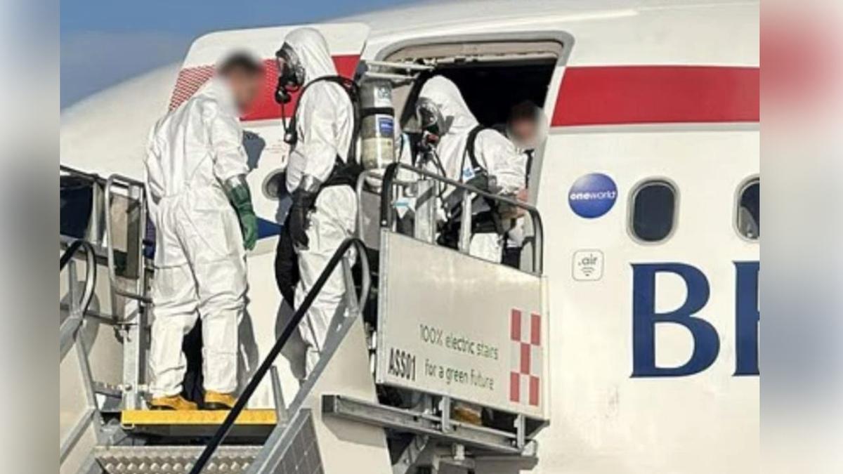 British Airways jet swarmed by hazmat crews after passengers and staff fall ill mid-air