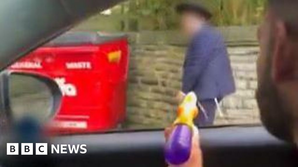 Pair arrested after water sprayed at Orthodox Jews