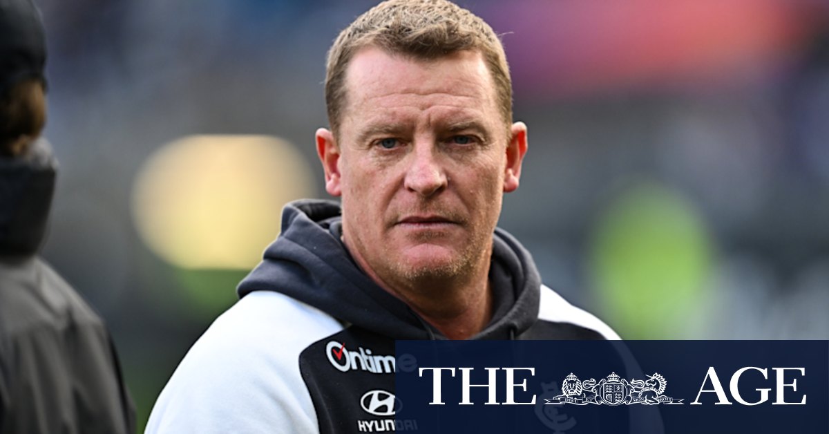 Michael Voss’ future as Carlton coach unclear after marathon board meeting at the club’s Princes Park headquarters