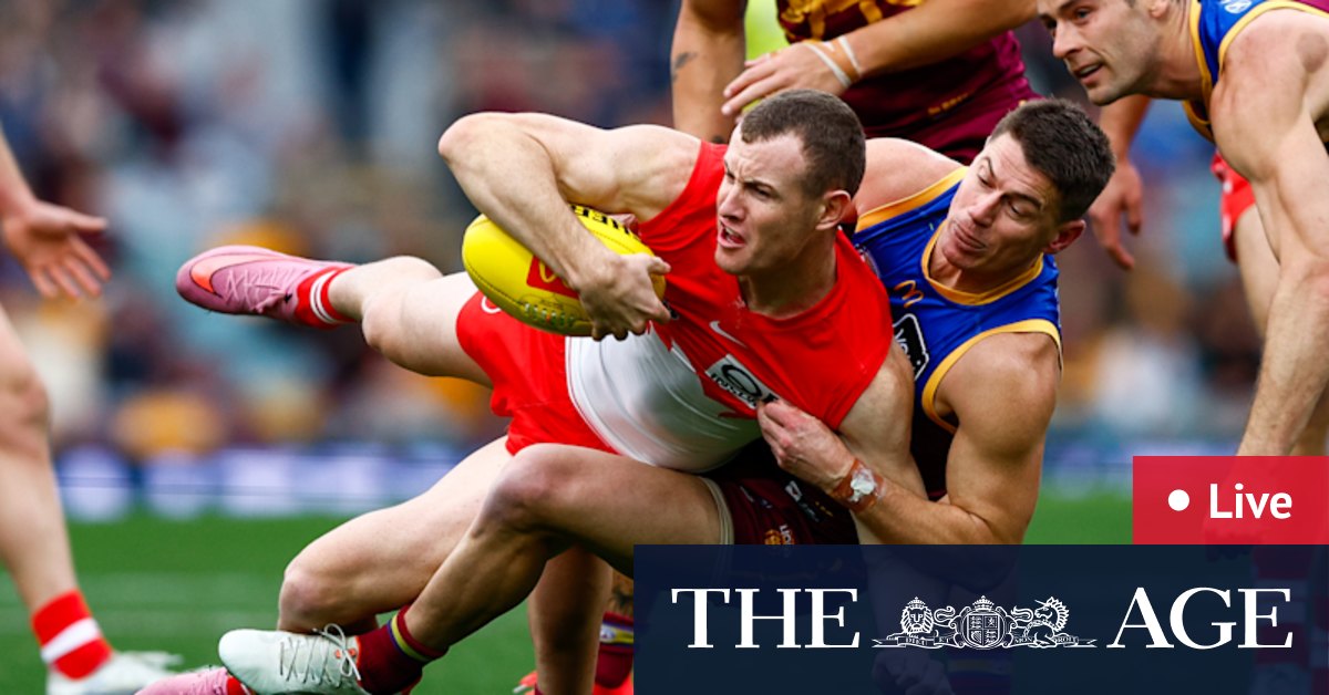 Follow AFL round 22 scores, results, odds, squads and start time from the Gabba in Brisbane.