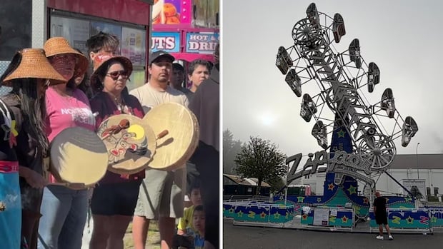 'Like a bad movie': Carnival worker dies after being hit by ride in Prince Rupert, B.C., witnesses say