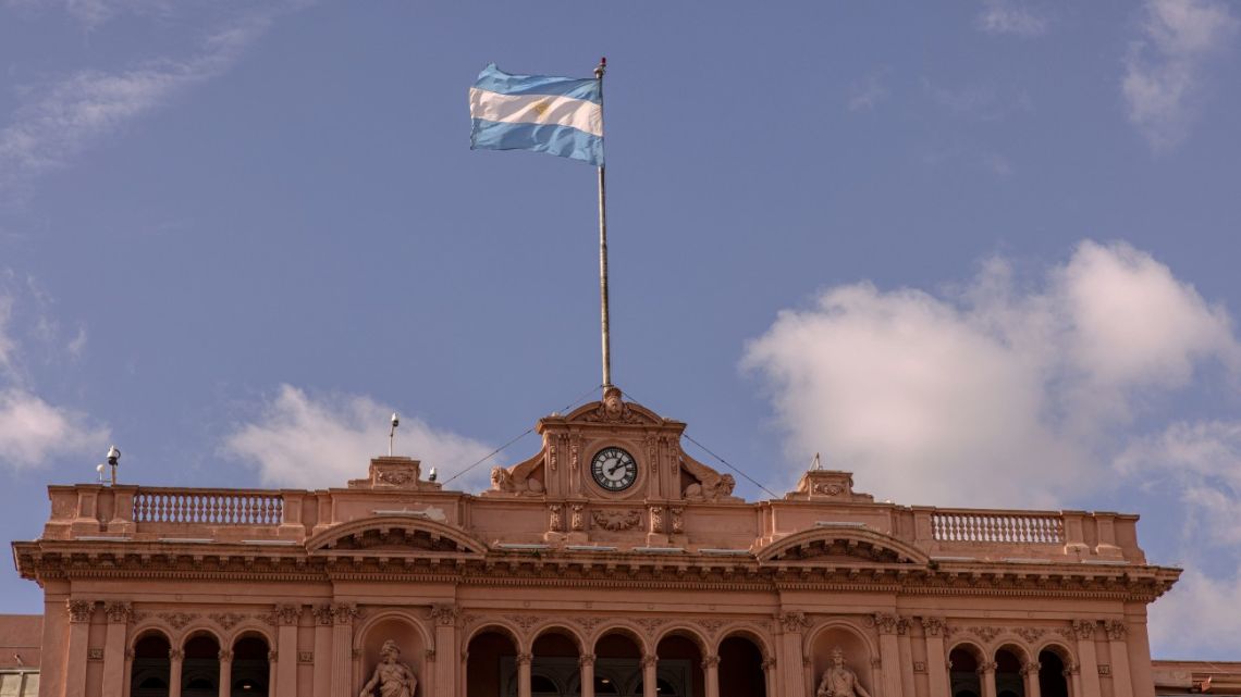 The Casa Rosada in Buenos Aires.