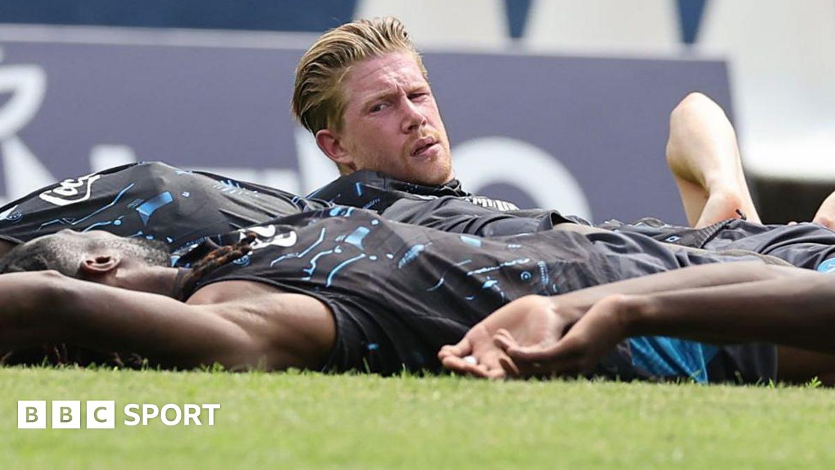 Kevin de Bruyne in training