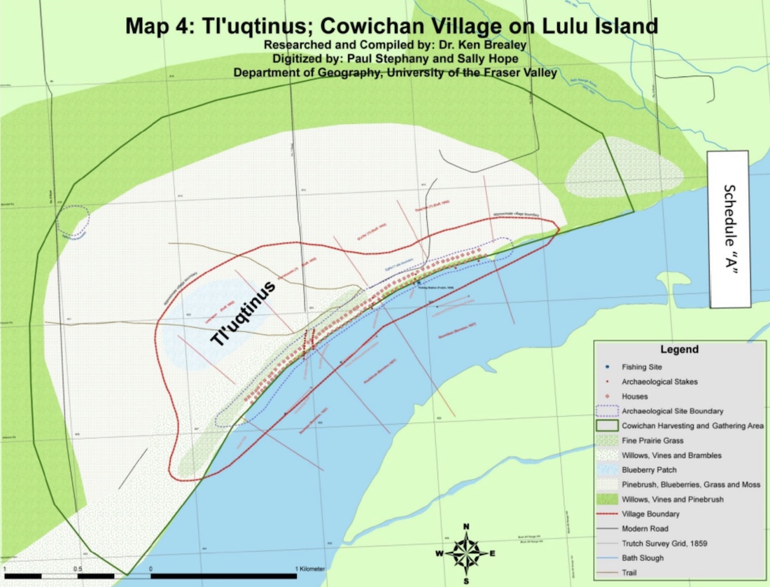 cowichan tluqtinus claim area southeast richmond