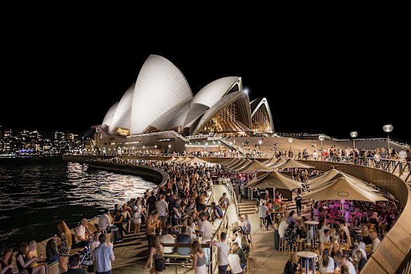 Opera Bar’s coveted harbourside location.