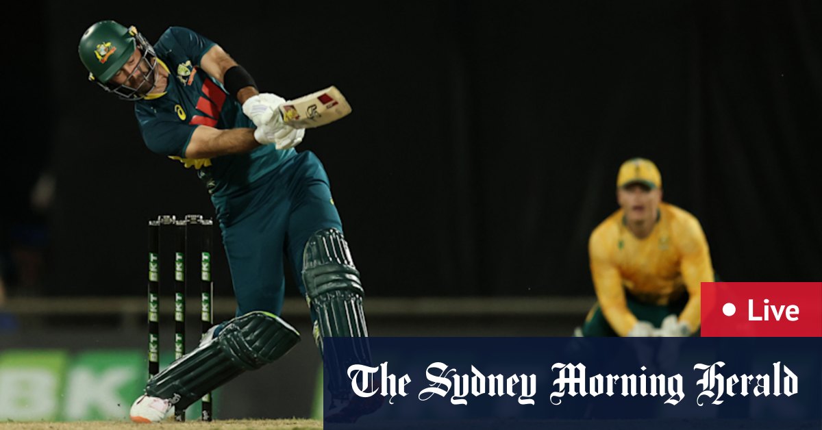 LIVE: Maxwell seals Australian series victory in Cairns thriller - The Sydney Morning Herald