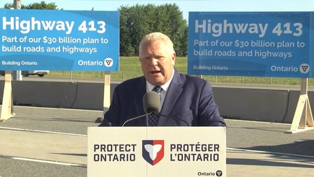 Construction starting on Highway 413, Ontario premier says