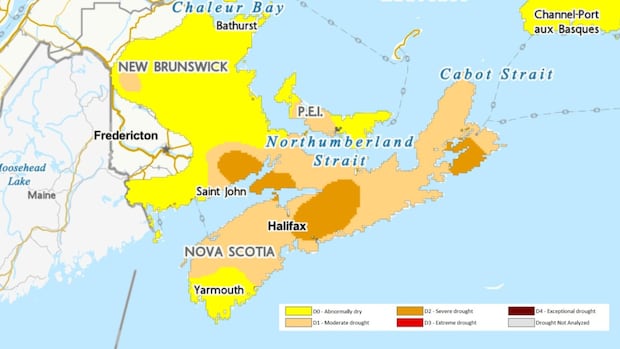 Latest drought data has dropped. Here's what it says about Nova Scotia
