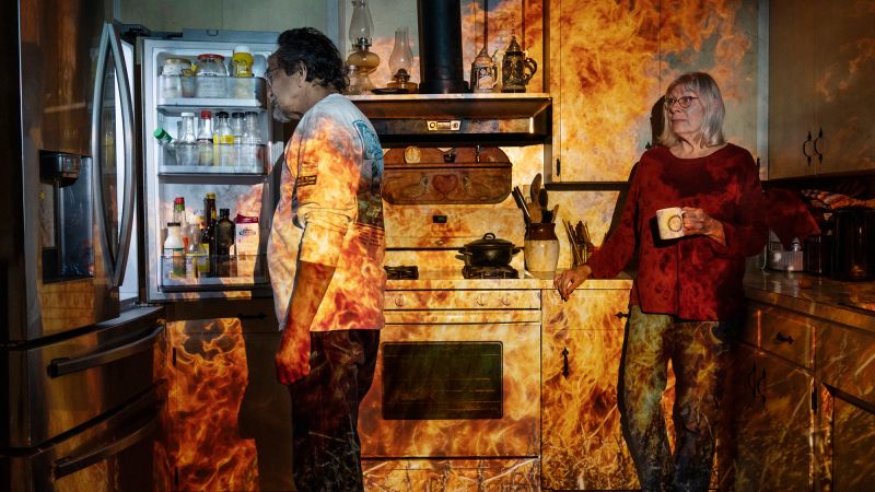 Unsettling photos show the climate crisis projected onto our everyday lives