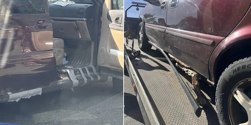 Metro Police Seize Jalopy Held Together by Duct Tape