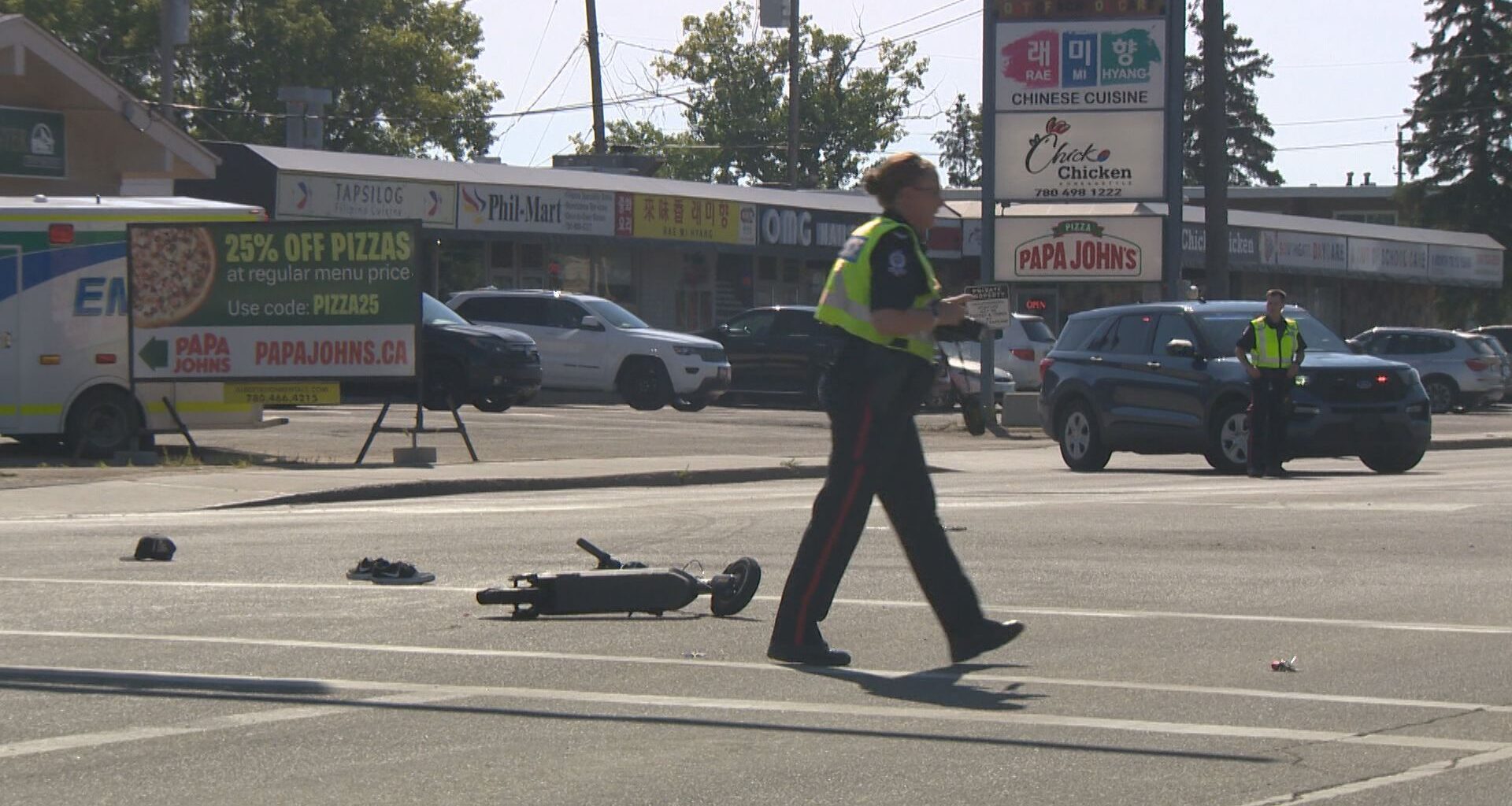 Man in hospital following collision between e-scooter and SUV: Edmonton police