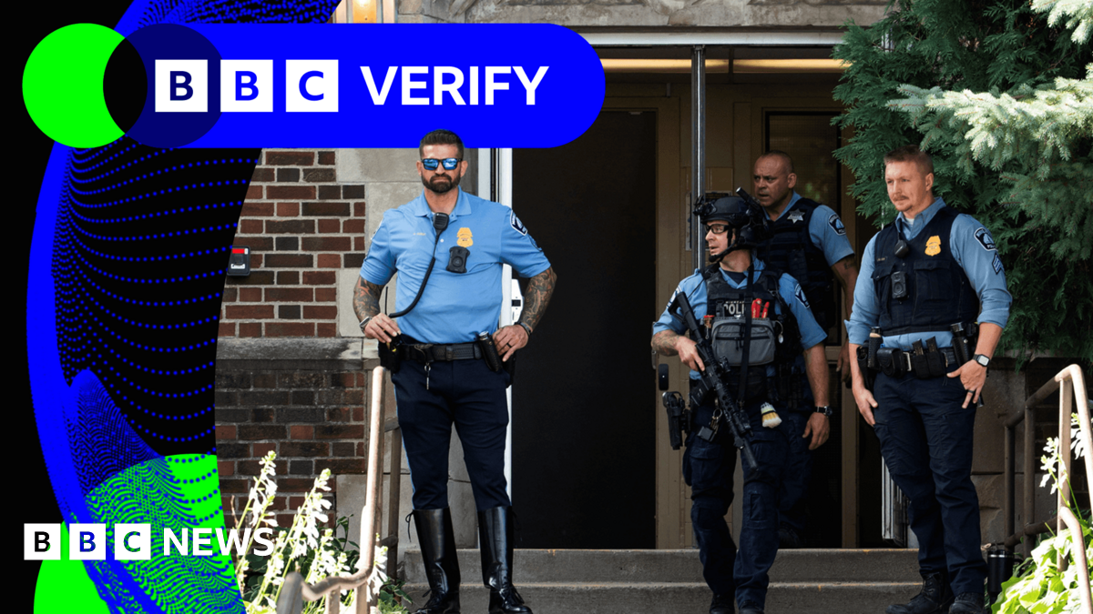BBC Verify Live: What online posts reveal about Minneapolis shooting suspect