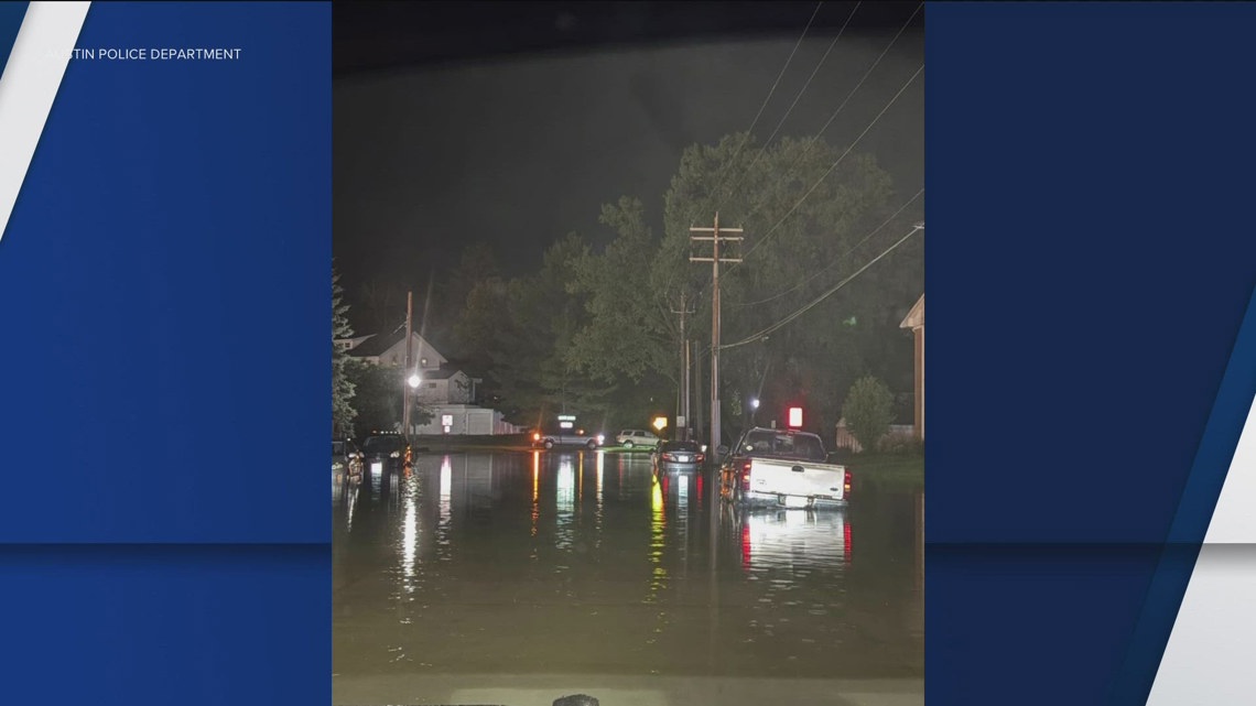 How much rain did Minnesota get?