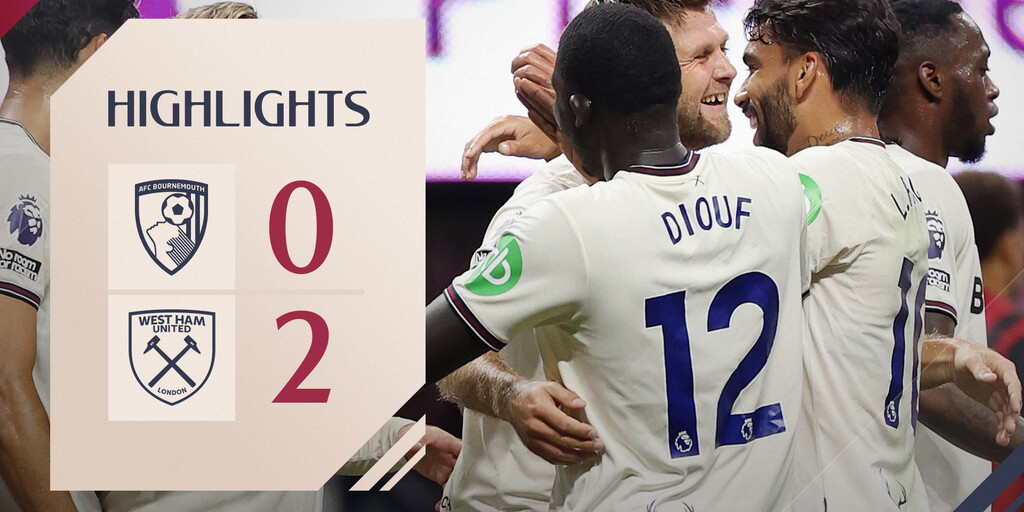 Extended Highlights | AFC Bournemouth 0-2 West Ham United